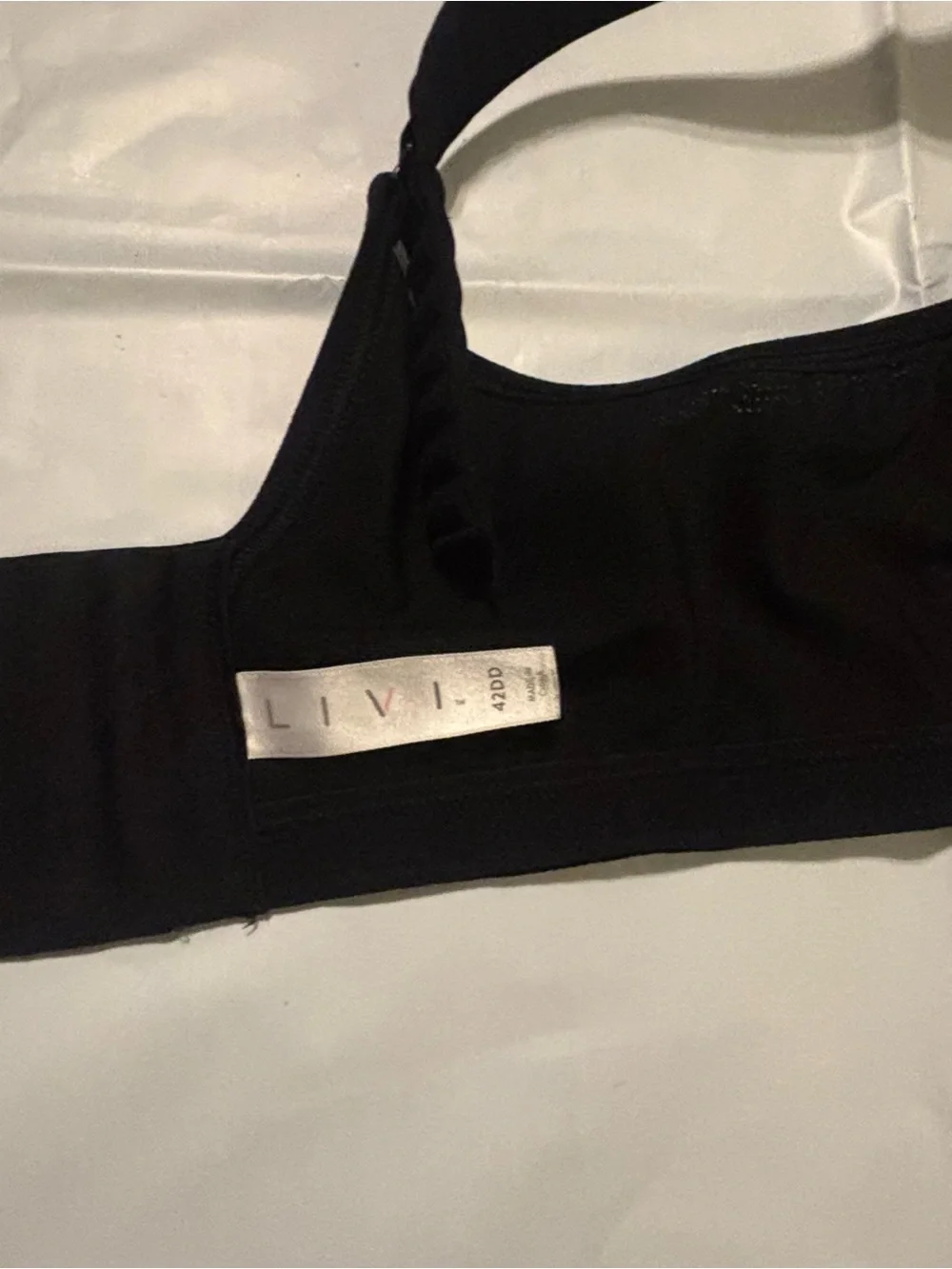 Livi Active Black Speckled High-Support Sports Bra with Underwire